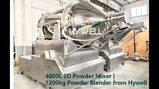 4000L 2D Powder Mixer | 1200kg Powder Blender from Hywell