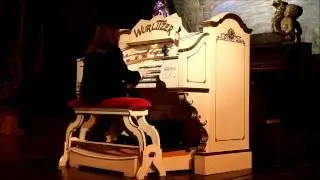 Granny Fay plays medley on the Blackpool Tower Ballroom Wurlitzer Organ