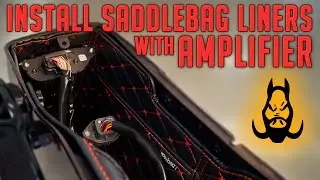 HOW TO INSTALL SADDLEBAG LINERS WITH AN AMP!!!