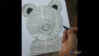 Newspaper craft activity