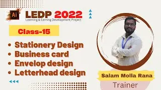 LEDP Graphic Design Class15 - Stationery Design, Business card, Envelop design, Letterhead design
