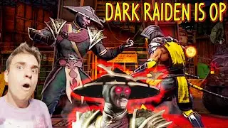 MK Mobile. Dark Raiden is CRUSHING Fatal SRT. Very Underrated Character.