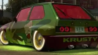Cartoon Design:  ''The SMOKING KRUSTY''  By SFD Custom Cars.(Midnightclub Los Angeles)