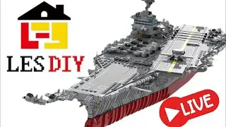 Building more of this crazy big aircraft carrier #lesdiy #2