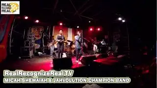 Micah Shemaiah & Jahvolution Champion band Live @Reggae Geel Yard Stage 3/5