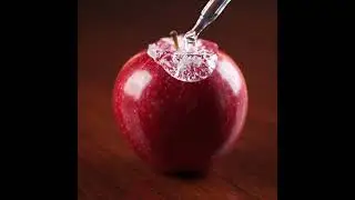 ❄️ Кристальное Превращение Яблока ASMR
