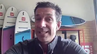 John Hibbard from the Totnes-based Red Paddle Company talks leash safety