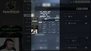 COD NARCO NEW SENSITIVITY FOR BR OCTOBER 2025 #codm #codmobile #callofdutymobile #shorts #gaming