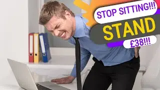 TOUNEE STANDING LAPTOP STAND - No More Back Ache!
