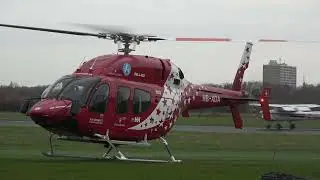 BELL 429 HB-XDA AIR ZERMETT - START UP AND DEPARTURE - BONN HANGELAR - EDKB 15-11-2025
