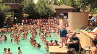 2012 Dallas Blondes Vs. Brunettes Bru Crew Pool Party