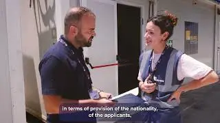 Meet Vasilis, an EUAA Asylum Registration Expert at the Pournara Reception Centre in Cyprus