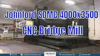 Johnford SDMC 4000x3500 CNC Double Column Bridge Mill
