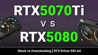 OVERCLOCK MATCH UP | RTX 5070 Ti VS RTX 5080 | Performance Test