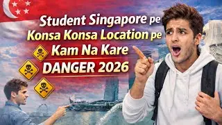 Student Singapore 🇸🇬 pe Konsa Konsa Location pe Kaam Na Kare | DANGER 2026