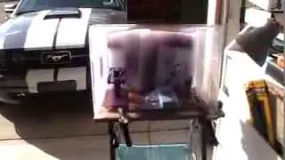 Do it Yourself Work Bench Paint Booth for under $20 00