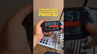 Convert&iacute; mi PSP en una tornamesa para DJ #psp #dj #ruckus #homebrew #mix