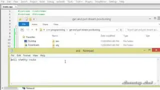 116   C++ File Position Indicators   Get Put   tellg tellp   seekg seekp