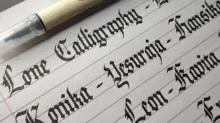 Live Calligraphy Session of writing names || comment something you want me to write