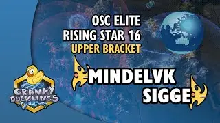 MindelVK vs sigge - PvP | OSC Elite Rising Star #16 - Day 1 Part 2 | StarCraft 2 Tournament