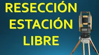 Orientación estación total, resección.