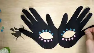 Farsangi mondóka és gyerekdal, Boszorkás farsangi mondóka, Farsangi maszk, Carnival mask for kids 