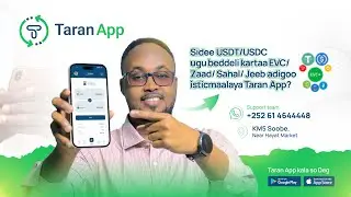 Sidee USDT/USDC ugu beddeli kartaa EVC / Zaad / Sahal / Jeeb adigoo isticmaalaya Taran App?