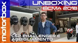 LS2 Challenger e la nuova linea di abbigliamento a Eicma 2018 | Dalla testa ai piedi griffati LS2