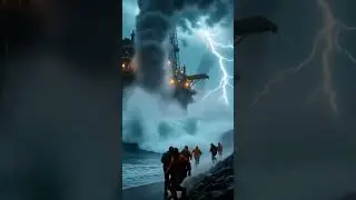 The Real Danger to Offshore Platforms  #TsunamiAlert #GiantWaves #PowerfulNature #Tsunami