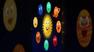 Planets Song #shorts #solarsystem #learning #nurseryrhymes #trending