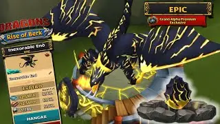 New Epic Dragon INEXORABLE END (Deathgripper) Max level 180 | Dragons: Rise of Berk