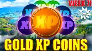 GOLD XP COIN || IN FORTNITE SEASON 4 +All XP COINS LOCATIONS ||Chapter 2(WEEK 7)||60K XP GLITCH TOO!