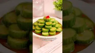 Как приготовить огуречный салат от Дин Тай Фунга 😍 #легкийрецепт