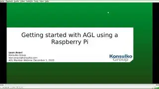 AGL Member Webinar: Getting Started with AGL using a Raspberry Pi