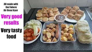 FOHERE Air Fryer Oven 23L Mini Oven, Multi function Countertop Convection Oven with Rotisserie,