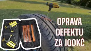 OPRAVA DEFEKTU SADOU ZA 100KČ Z ČÍNY - bez nutnosti demontáže kola - KNOTOVOU METODOU