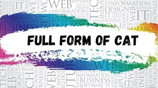 what is CAT || CAT full form || full form of CAT || CAT ka pura naam kya hota hai