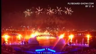 Flyboard show 2016 - LED si PYRO