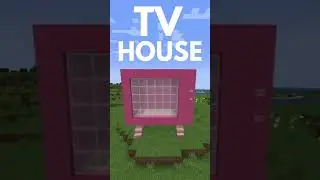 Minecraft Cute Build: TV Home  #howtobuild #cutebuilds #minecraft