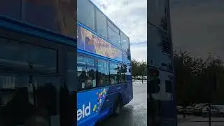 First South Yorkshire 36275 (Volvo B9TL Wright Eclipse Gemini 2) (BD12 TCO) on X1 to Maltby #foryou