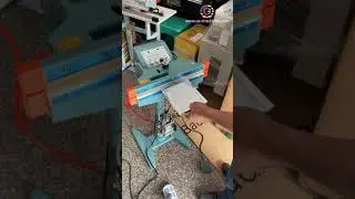 Pneumatic type aluminum bag pouch sealing machine bag heat band sealing machine with pedal controlle
