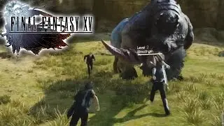 Final Fantasy XV BLOOD HORN BATTLE! FInal Fantasy XV Gameplay