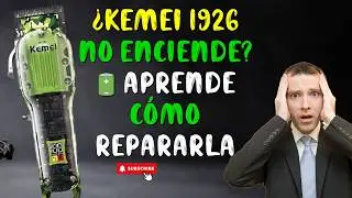 🌟¿Tu Kemei 1926 no prende? 🤔 Descubre qué puede ser y cómo repararla 🔧#templobarber #wmark #kamei