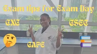 EXAM TIPS FOR EXAM DAY 2025|CXC|CAPE|CSEC