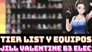 TIER LIST AND EQUIPMENT FOR JILL VALENTINE ❇️ RESIDENT EVIL X NIKKE ❇️