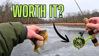 Are Inline Ice Fishing Reels Worth It? Free Fisher Inline Reel Review! #fishing #outdoors #gear