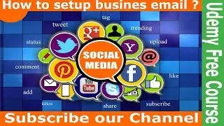 How to setup busines email | business email | Gmail | Udemy Free Course