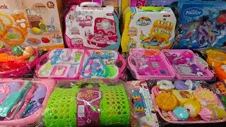 2:00 Minutes Satisfying with Unboxing Hello Kitty Miniature Kitchen Set | Toy Makeup Set Unboxing