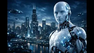 Inteligência artificial controla os robôs para dominar a humanidade e escravizar os humanos.