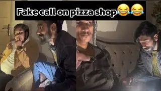 Fake call on pizza boy😂😂